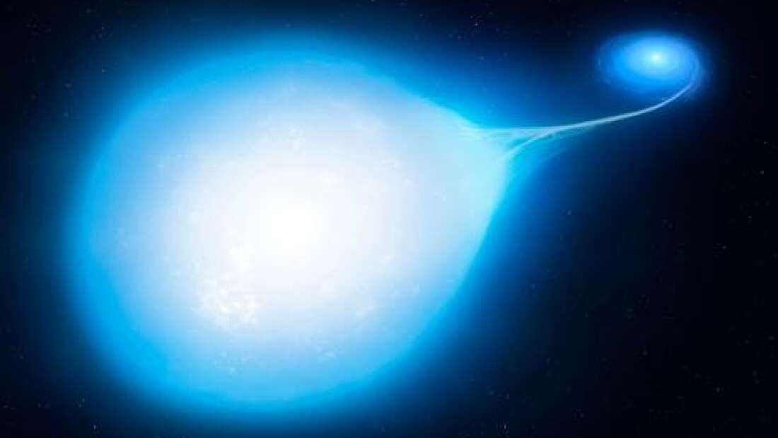 Teardrop star reveals supernova in the making 