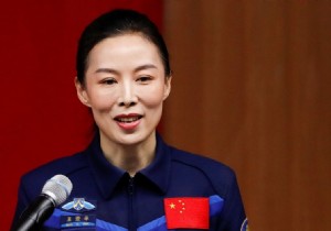 She becomes the first Chinese woman to go into space 