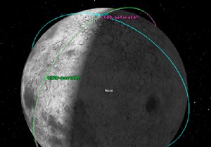 There are people around the Moon, evidenced by this avoidance maneuver 