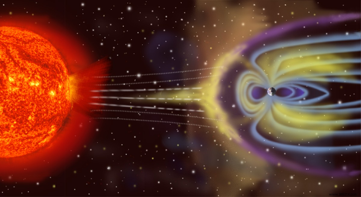 First signature of a magnetic field detected on an exoplanet 