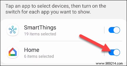 How to control your smart home from Samsung quick settings 