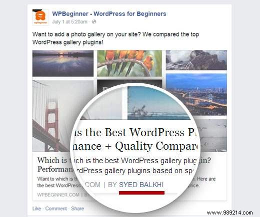 How to add Facebook author tag in WordPress