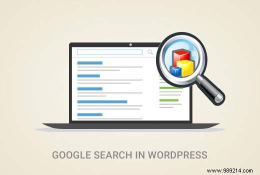 How to add Google search to a WordPress site