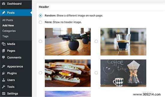 How to add random header images to your WordPress blog