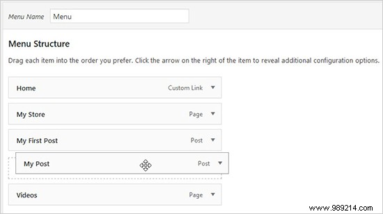 How to add specific posts to the WordPress navigation menu