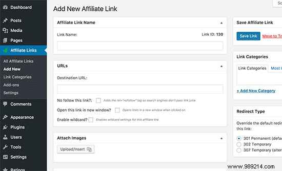 How to automatically link keywords with affiliate links in WordPress