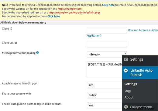 How to automatically publish WordPress posts to LinkedIn