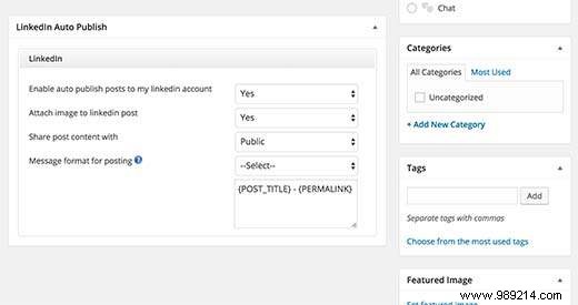 How to automatically publish WordPress posts to LinkedIn