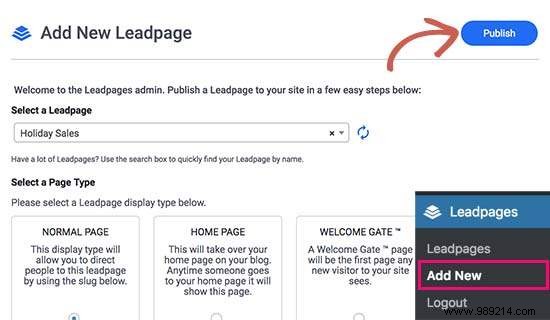 How to create a landing page with WordPress