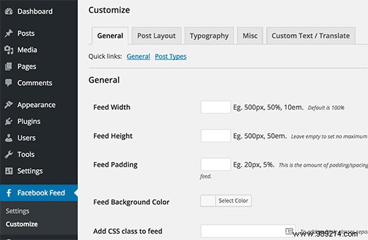 How to create a custom Facebook feed in WordPress