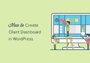 How to create a customer dashboard in WordPress