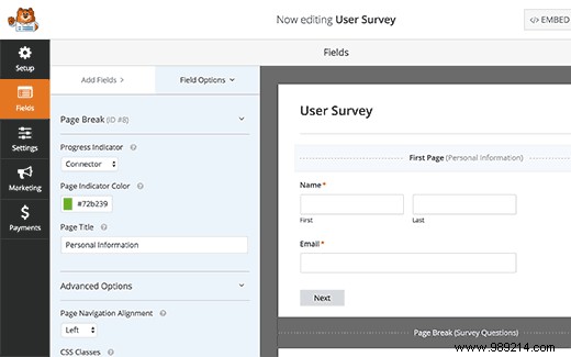 How to create a multi-page form in WordPress