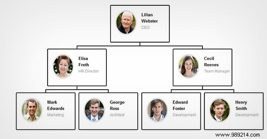 How to create your company organization chart in WordPress