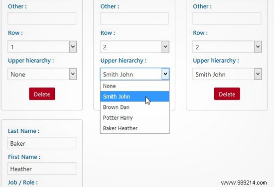 How to create your company organization chart in WordPress