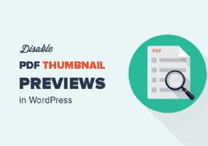 How to disable PDF thumbnail previews in WordPress