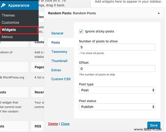 How to display random posts in WordPress