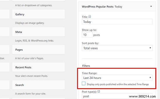 How to display popular posts by day, week and month in WordPress