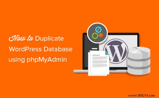 How to mirror WordPress database using phpMyAdmin