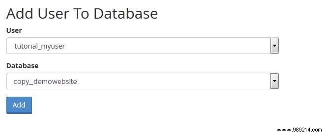 How to mirror WordPress database using phpMyAdmin