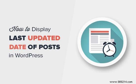 How to display the last updated date of your posts in WordPress