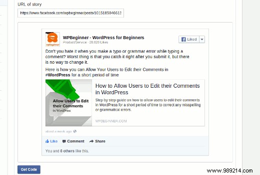 How to embed Facebook status posts in WordPress