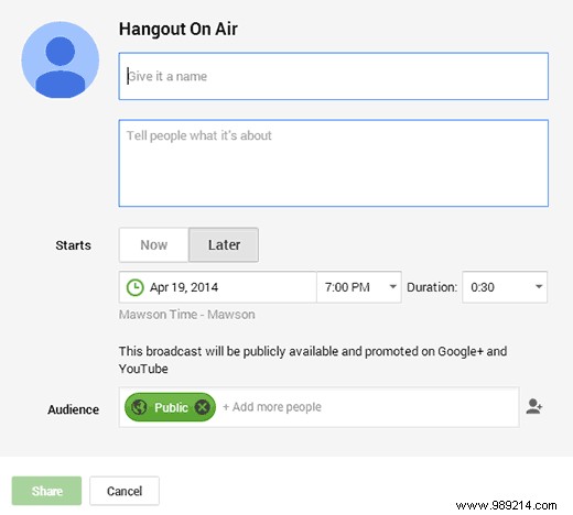 How to embed a live Google+ Hangout session in WordPress