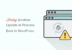 How to fix Another update in process error in WordPress