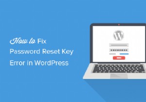 How to fix password reset key error in WordPress