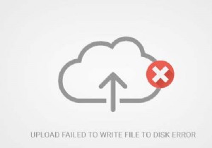 How to fix Upload failed error when writing file to disk in WordPress