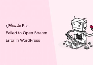 How to fix WordPress error opening streaming error