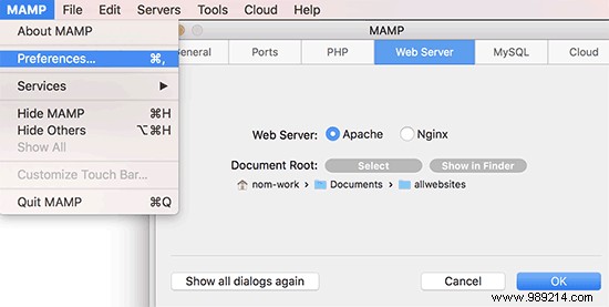 How to install WordPress locally on Mac using MAMP