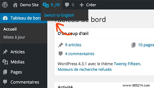 How to install WordPress in other languages