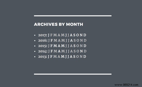 How to limit the number of months of archive displayed in WordPress