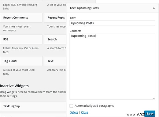 How to list future scheduled posts in WordPress