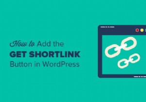 How to restore the Get Shortlink button in WordPress