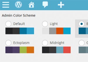 How to set the default admin color scheme for new users in WordPress