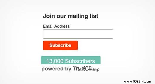 How to display the number of MailChimp subscribers in WordPress