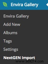 How to switch from NextGEN to Envira Gallery in WordPress