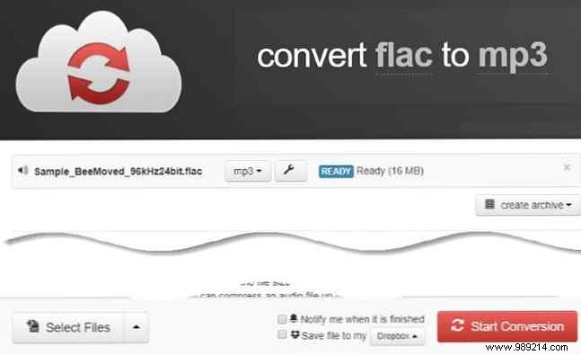 How to convert FLAC to MP3 for free