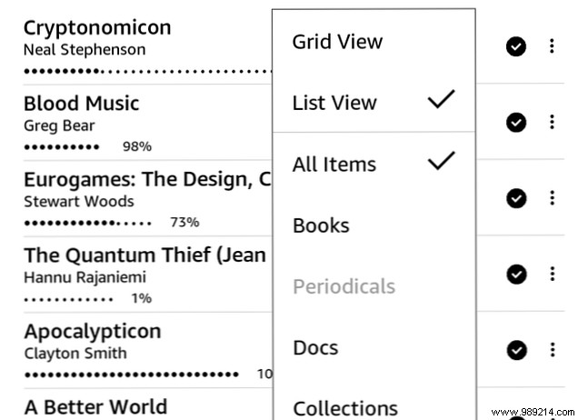 How to organize your Kindle with minimal effort 