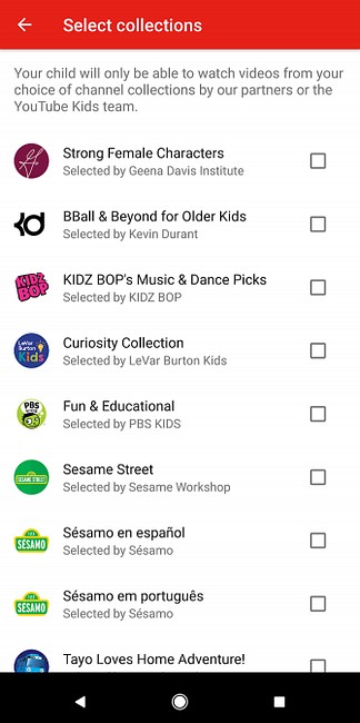 How to restrict YouTube kids to approved channels only