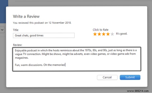 How to review podcasts in iTunes (and why you should)