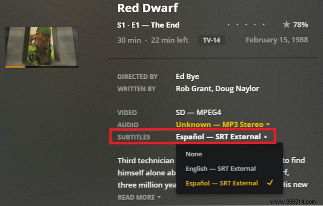 How to use subtitles in Plex all you need to know