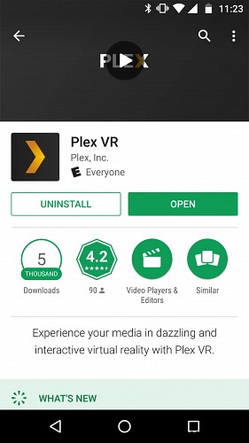 How to watch Plex using Google Daydream VR