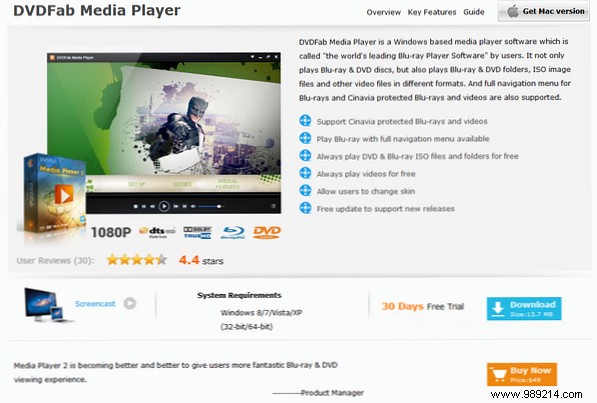 Press Play The DVDFab Media Player 2 Manual