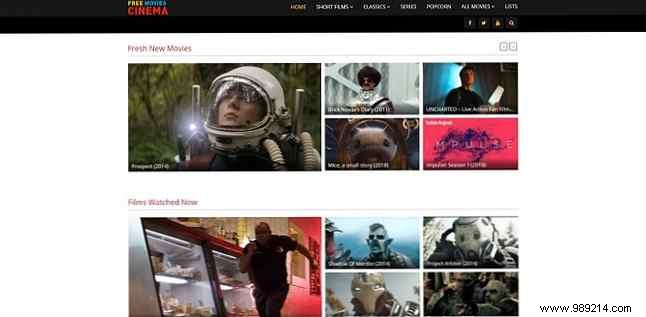 Top 18 Free Movie Streaming Sites