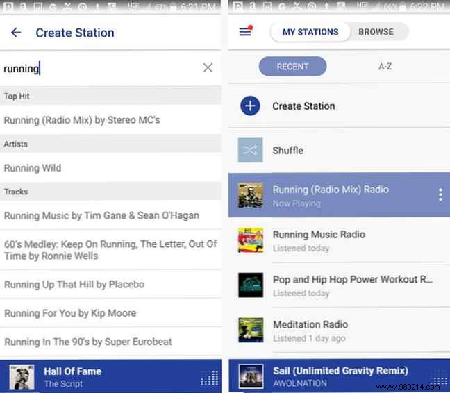 The best streaming music apps to use while running