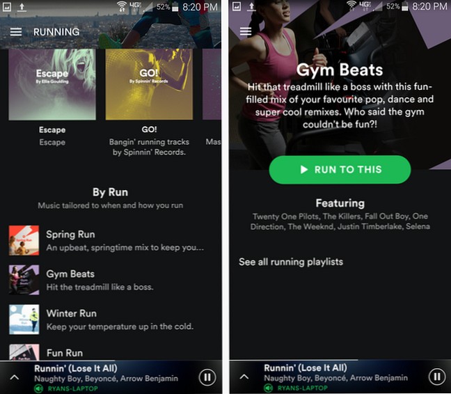 The best streaming music apps to use while running