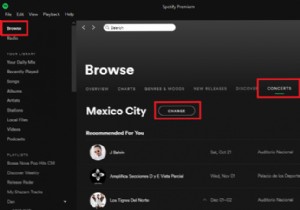 Use Spotify to see if your favorite bands are playing nearby