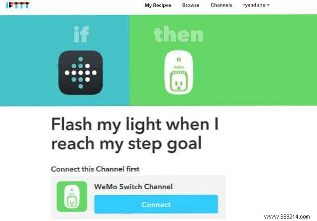 Connect your Fitbit Tracker and IFTTT to automate your home and life